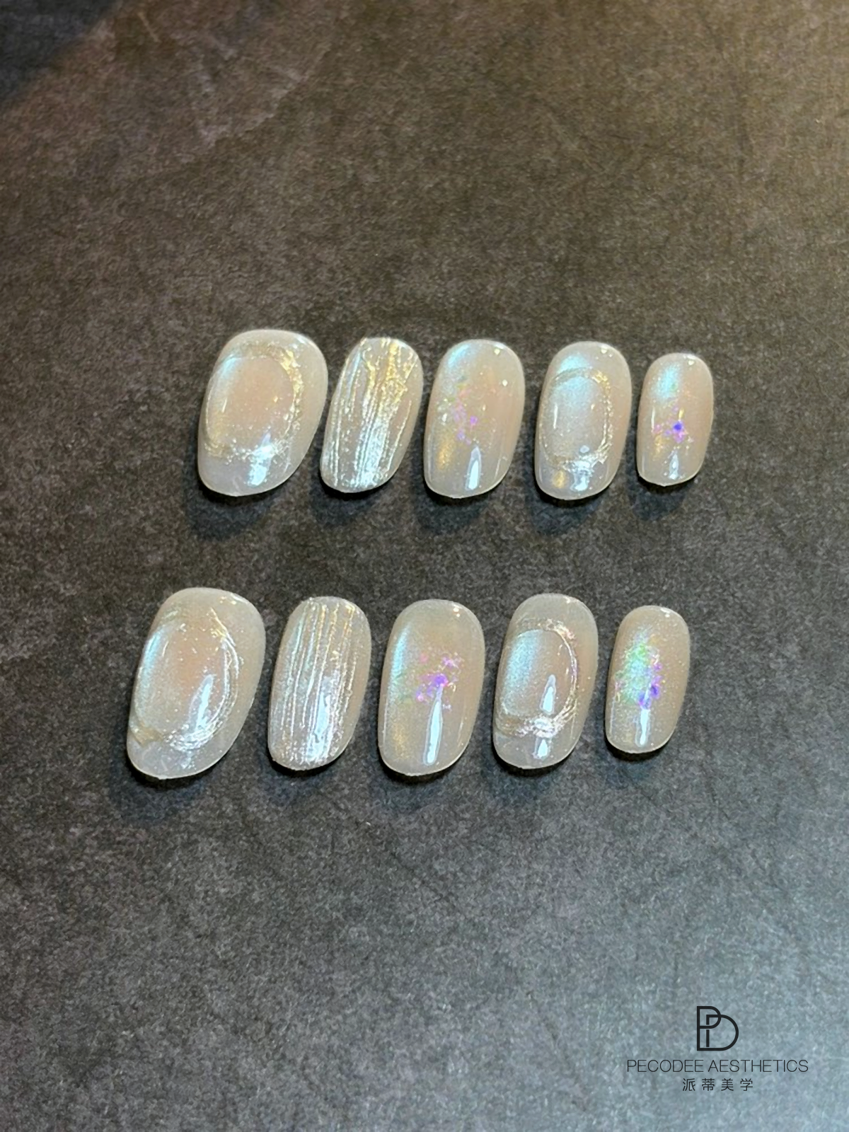 Mica Whisper press-on nails cover image