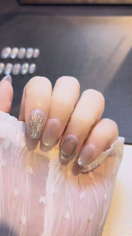 Mica Whisper press-on nails product video