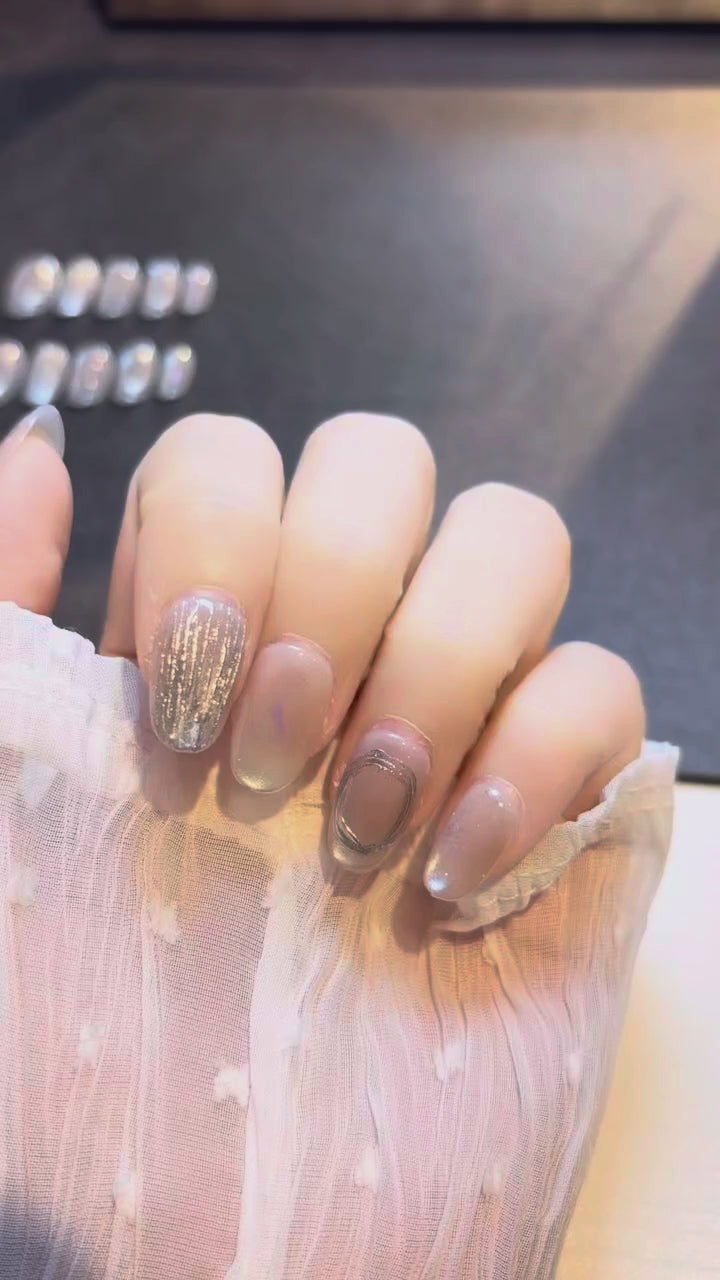 Mica Whisper press-on nails product video